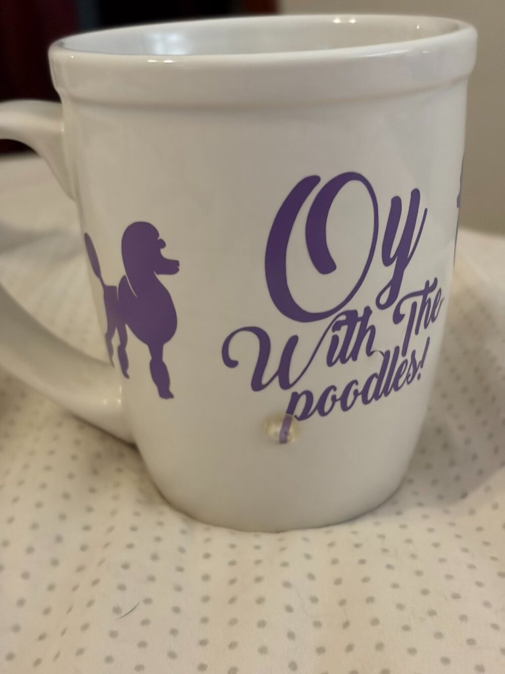 Gilmore Girls "Oy With The Poodles Already" Coffee Mug